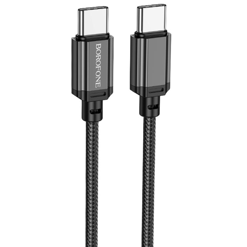 Дата кабель Borofone BX87 Type-C to Type-C 60W (1m) на малюнкі №1