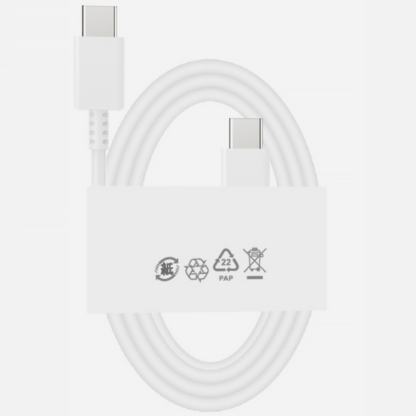 Дата кабель Amaya SD10CC Type-C to Type-C 5A (1m), White 1, купить оптом с доставкой