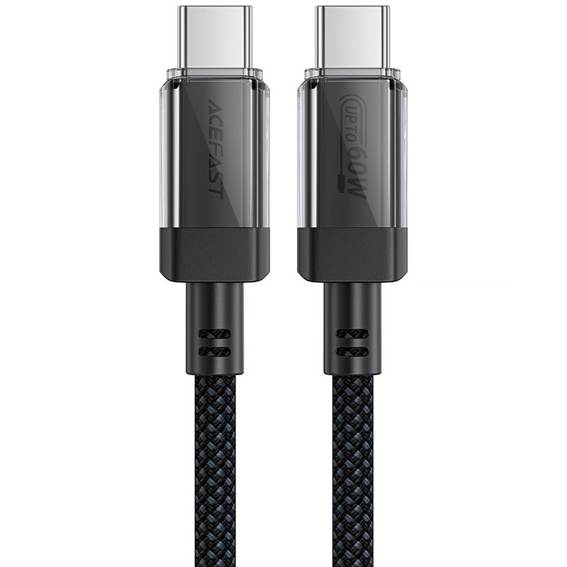 Дата кабель Acefast C12-03 Type-C to Type-C 60W (1.2m), купить оптом с доставкой