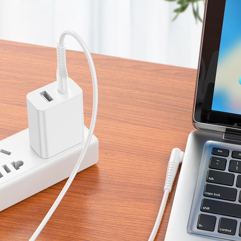 Дата кабель Borofone BX105 Corriente 60W Type-C to Type-C (1m) на малюнкі №3