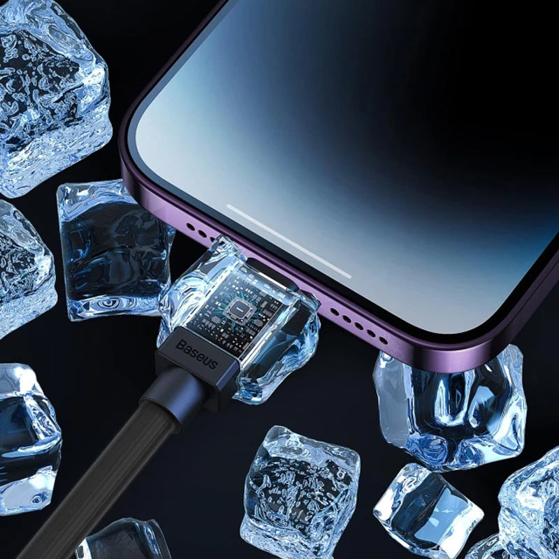 Дата кабель Baseus CoolPlay Series Type-C to Type-C 100W (1m) (CAKW00020) Зображення №4 Дата кабель Baseus CoolPlay Series Type-C to Type-C 100W (1m) (CAKW00020) дивитися фото №4