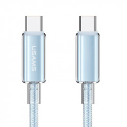 Дата кабель USAMS US-SJ660 Type-C to Type-C PD100W Cloud Series (1.2m)