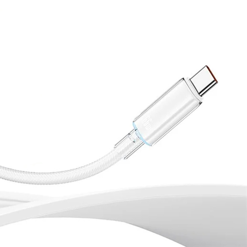 Дата кабель USAMS US-SJ660 Type-C to Type-C PD100W Cloud Series (1.2m) дивитися фото №5