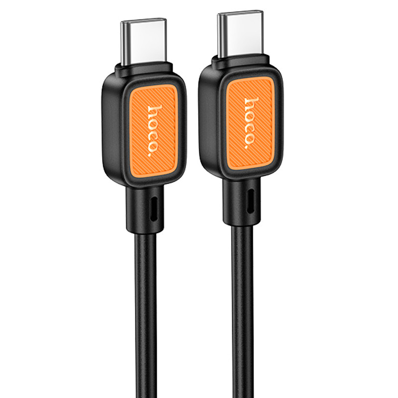Дата кабель Hoco X108 Benefit 60W Type-C to Type-C (1m) на малюнкі №1