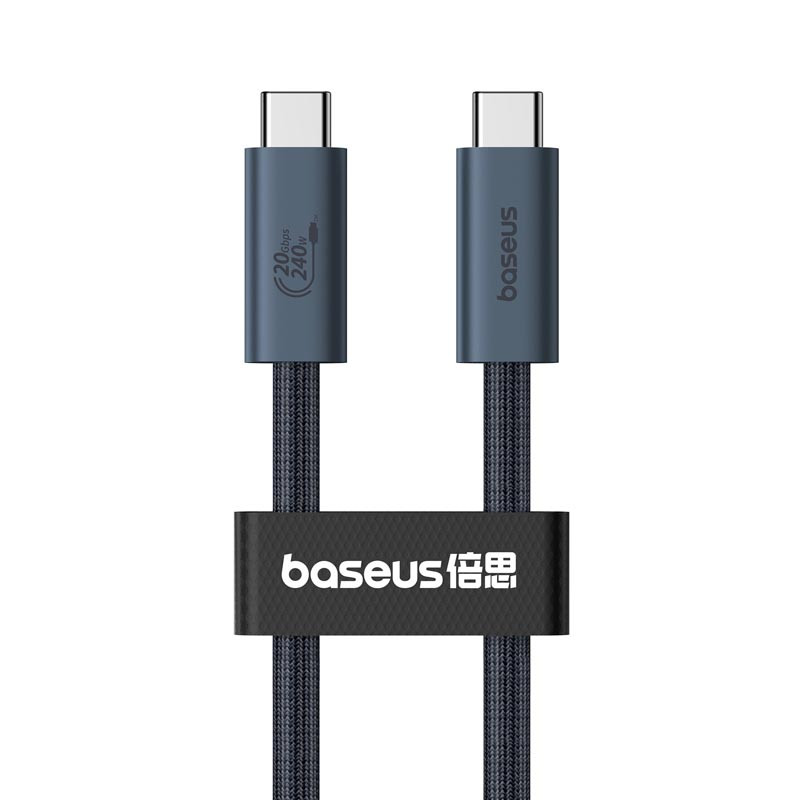 Дата кабель Baseus Flash 2 USB4 Full-Featured Type-C to Type-C 240W (1.8m) (P10311803112) на малюнкі №1