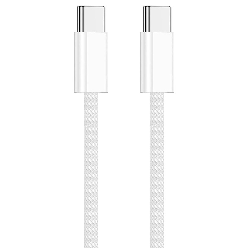 Дата кабель USB-C to USB-C FineWoven 240W for Apple (AAA) (2m) (box) на малюнкі №1