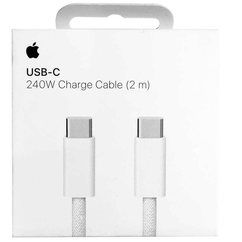 Дата кабель USB-C to USB-C FineWoven 240W for Apple (AAA) (2m) (box) на малюнкі №2