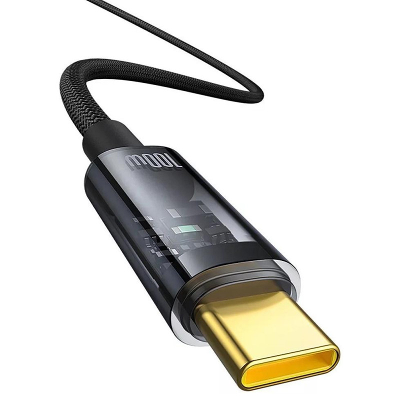 Дата кабель Baseus Explorer with Auto Shutdown Type-C to Type-C 100W (1m) (P103197031) на малюнкі №4