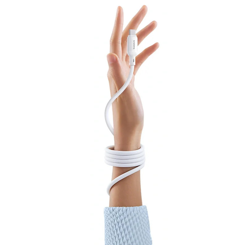 Дата кабель Baseus PicoGo Magnetic Liquid Silicone Type-C to Type-C 240W (1m) (P10376800) на малюнкі №4