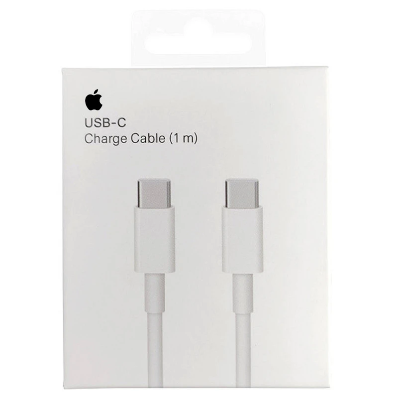 Уцінка Дата кабель USB-C to USB-C FineWoven for Apple (AAA) (1m) (box), М'ята упаковка / White 1, купити оптом з доставкою