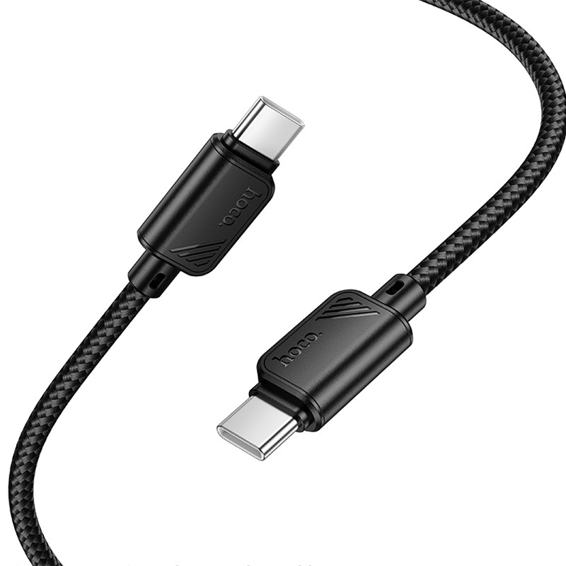 Дата кабель Hoco X113 Beneficio Type-C to Type-C 60W (1m) на малюнкі №2