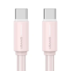 Дата кабель Usams US-SJ734 Bicolor Charging YR Ser. Type-C to Type-C 60W (1m)