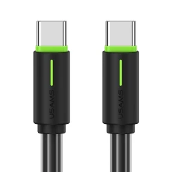 Дата кабель Usams US-SJ734 Bicolor Charging YR Ser. Type-C to Type-C 60W (1m)