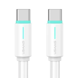 Дата кабель Usams US-SJ734 Bicolor Charging YR Ser. Type-C to Type-C 60W (1m)