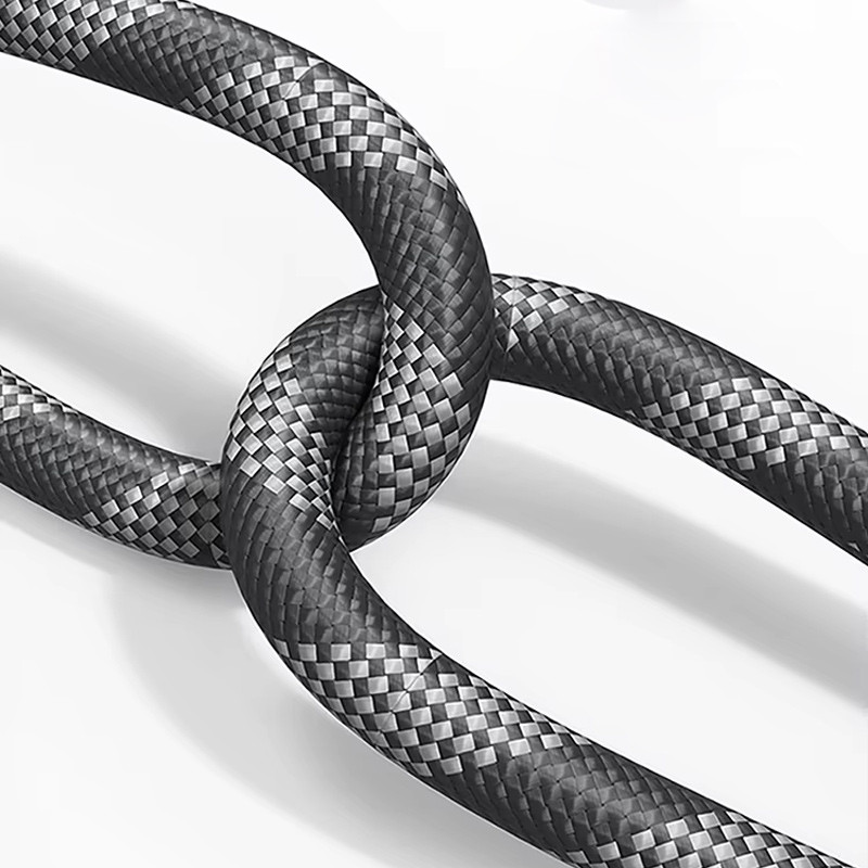 Дата кабель-шнурок Usams US-SJ745 Type-C to Type-C 60W (1.2m) на малюнкі №7