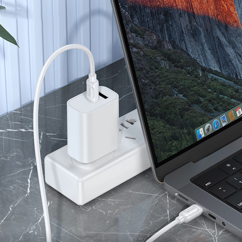 Дата кабель Hoco X115 Surpass Type-C to Type-C 240W (1m) на малюнкі №5