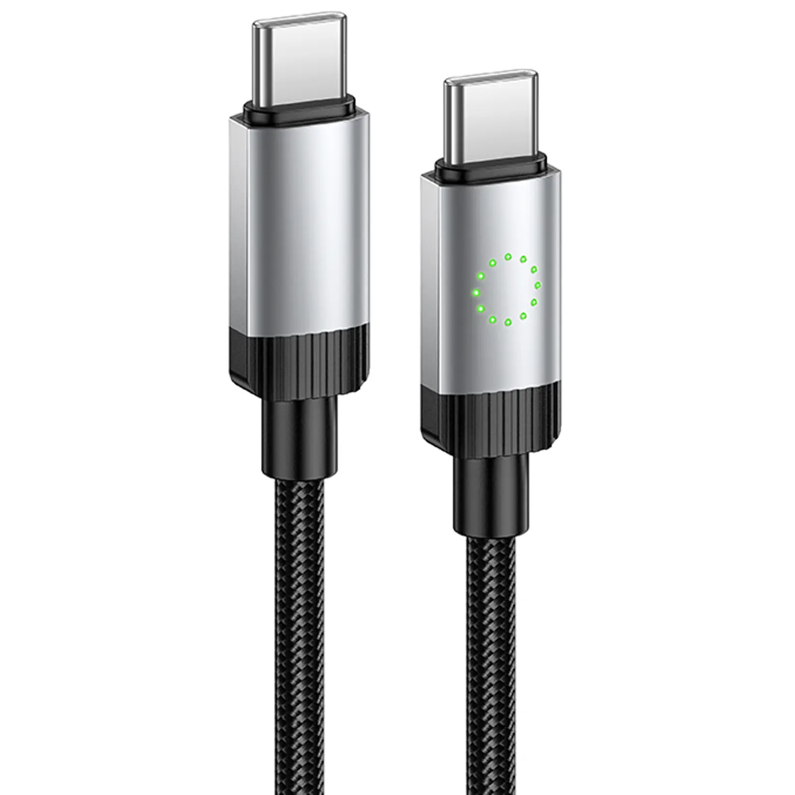 Дата кабель Hoco X117 Star Type-C to Type-C 60W (1m), Black, купить оптом с доставкой