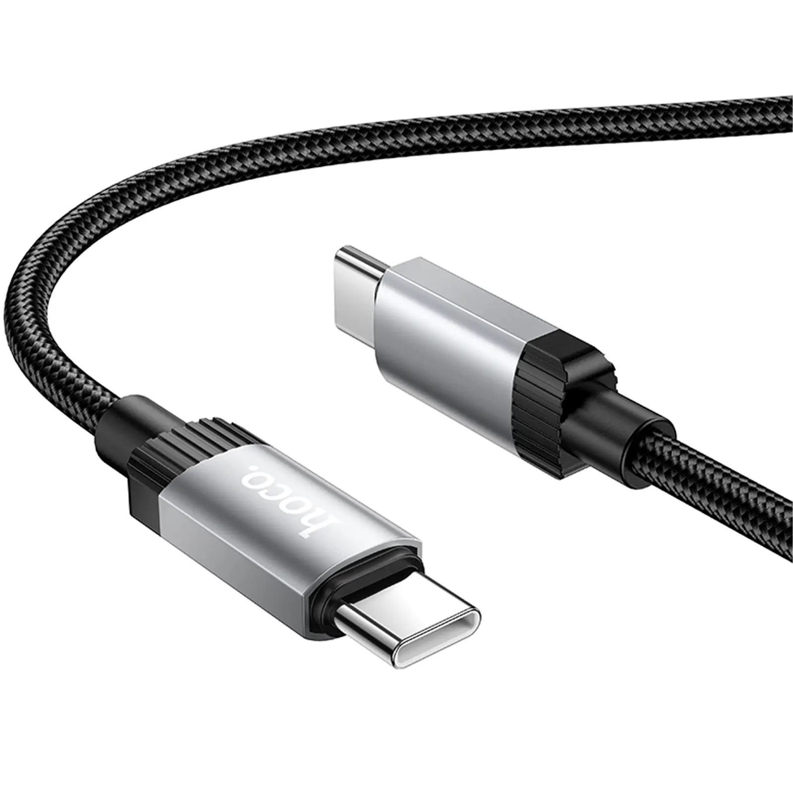 Дата кабель Hoco X117 Star Type-C to Type-C 60W (1m), Black 1, купить оптом с доставкой