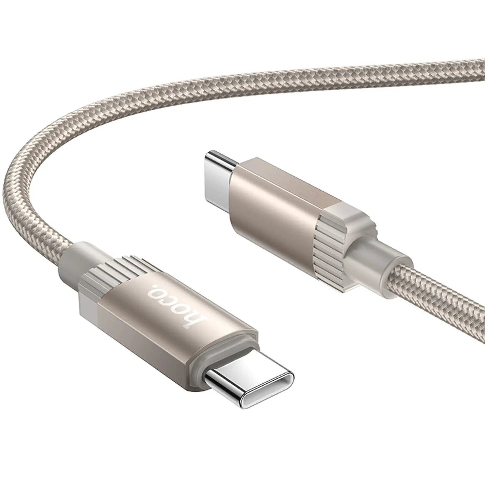 Дата кабель Hoco X117 Star Type-C to Type-C 60W (1m), Gold 1, купить оптом с доставкой