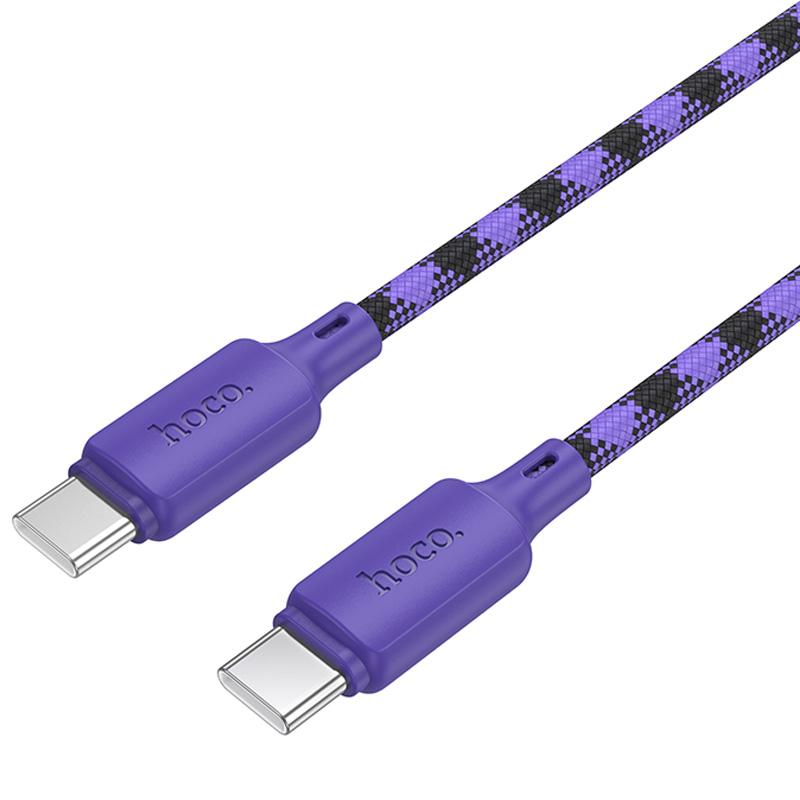 Дата кабель Hoco X116 Meridian Type-C to Type-C 60W (1m) на малюнкі №4