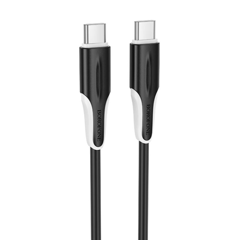 Дата кабель Borofone BX119 New Type-C to Type-C 60W (1m) на малюнкі №1