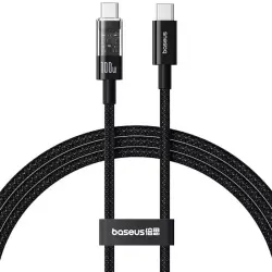 Дата кабель Baseus Gem Fast Charging Type-C to Type-C 100W (2m) (P10373000111-01)