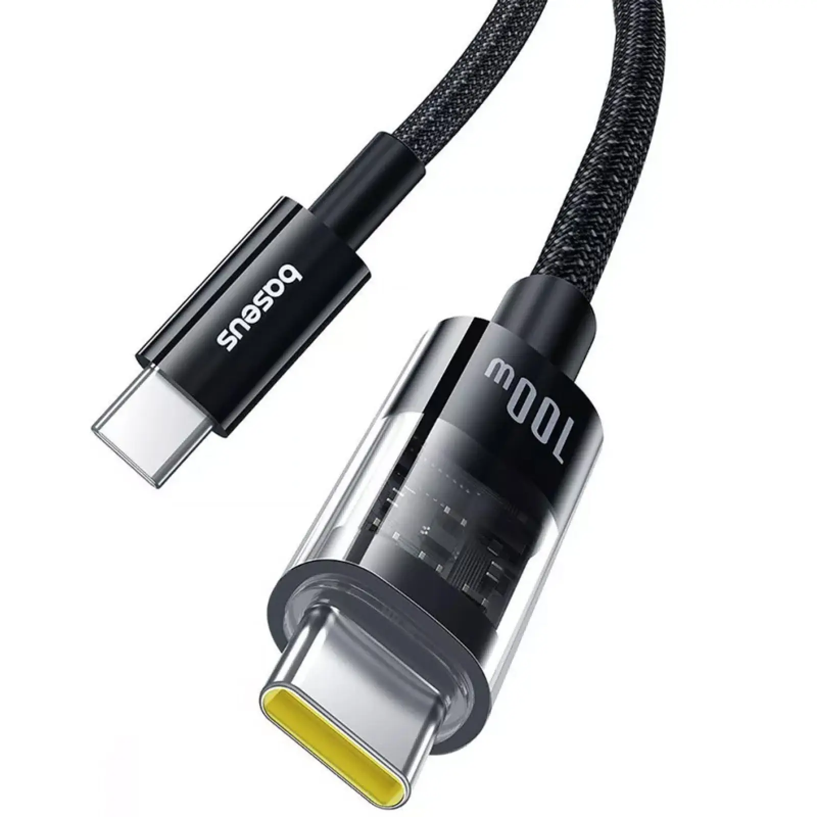 Дата кабель Baseus Gem Fast Charging Type-C to Type-C 100W (2m) (P10373000111-01), Cluster Black 1, купить оптом с доставкой