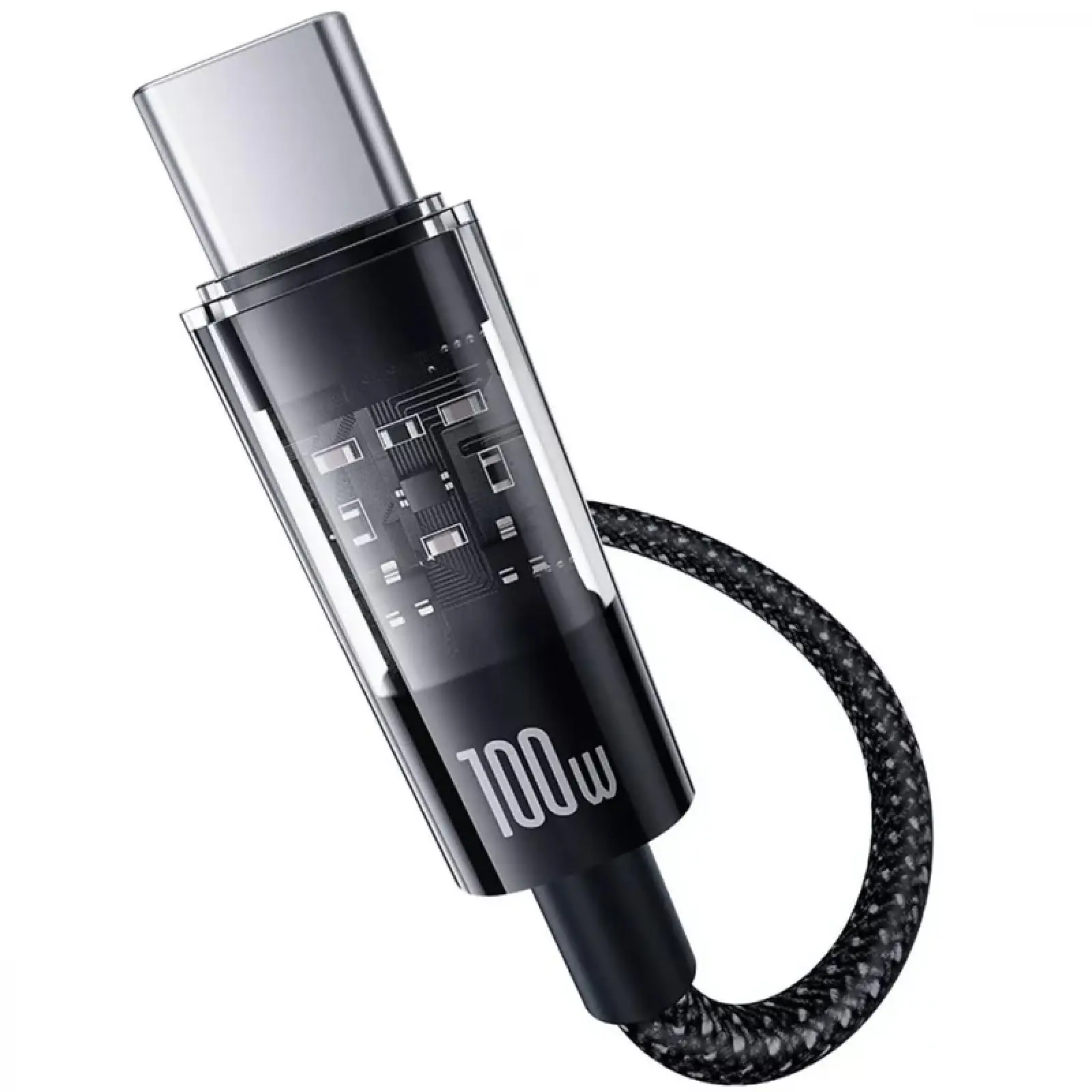 Дата кабель Baseus Gem Fast Charging Type-C to Type-C 100W (2m) (P10373000111-01), Cluster Black 2, купить оптом с доставкой