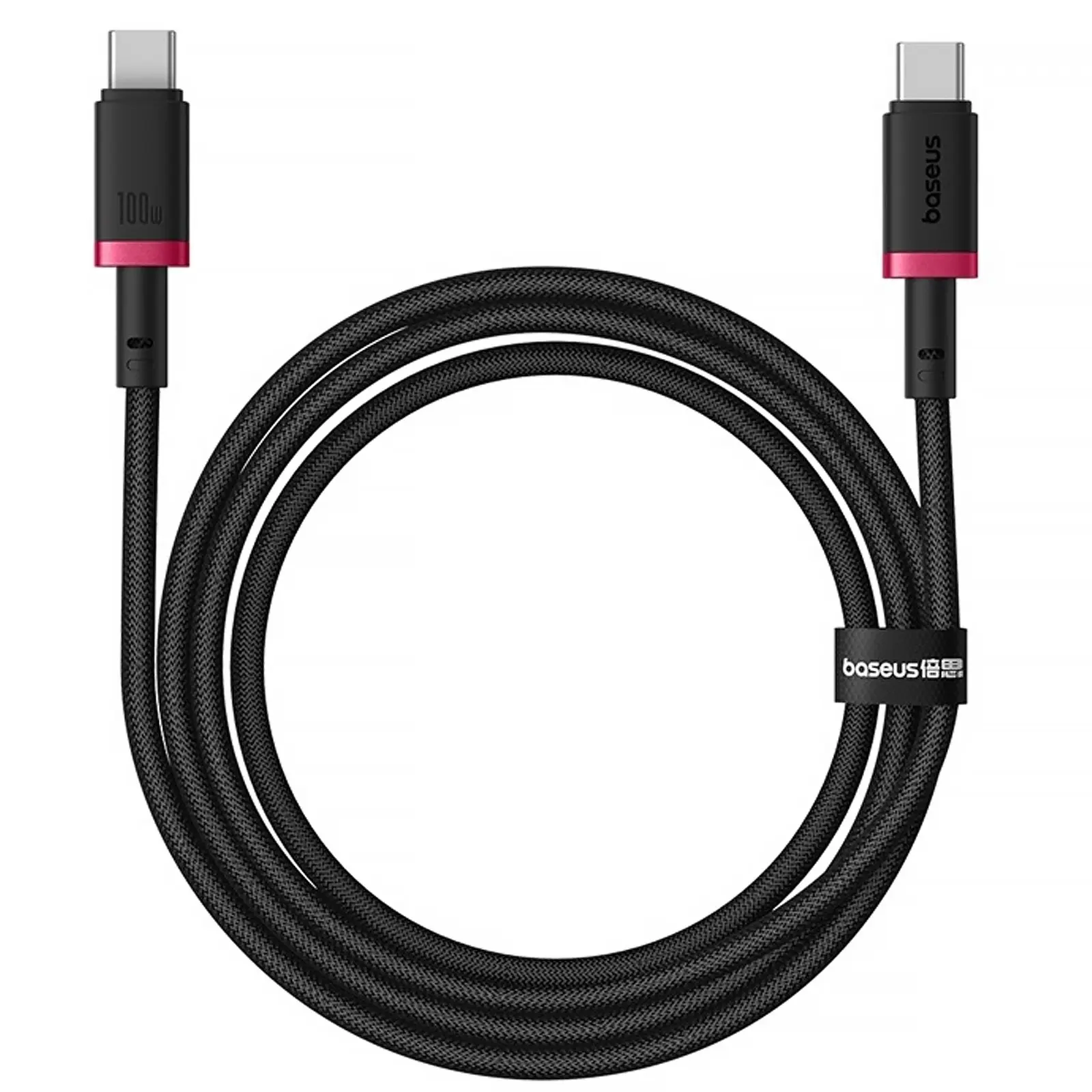 Дата кабель Baseus Dura Series Fast Charging Type-C to Type-C 100W (2m) (P10377803), Red / Black 1, купити оптом з доставкою
