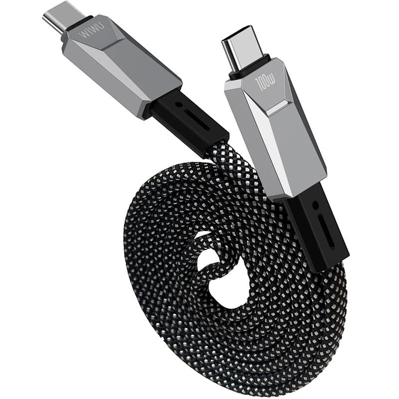 Дата кабель WIWU Wi-C078 Type-C to Type-C 100W (1m) на малюнкі №2