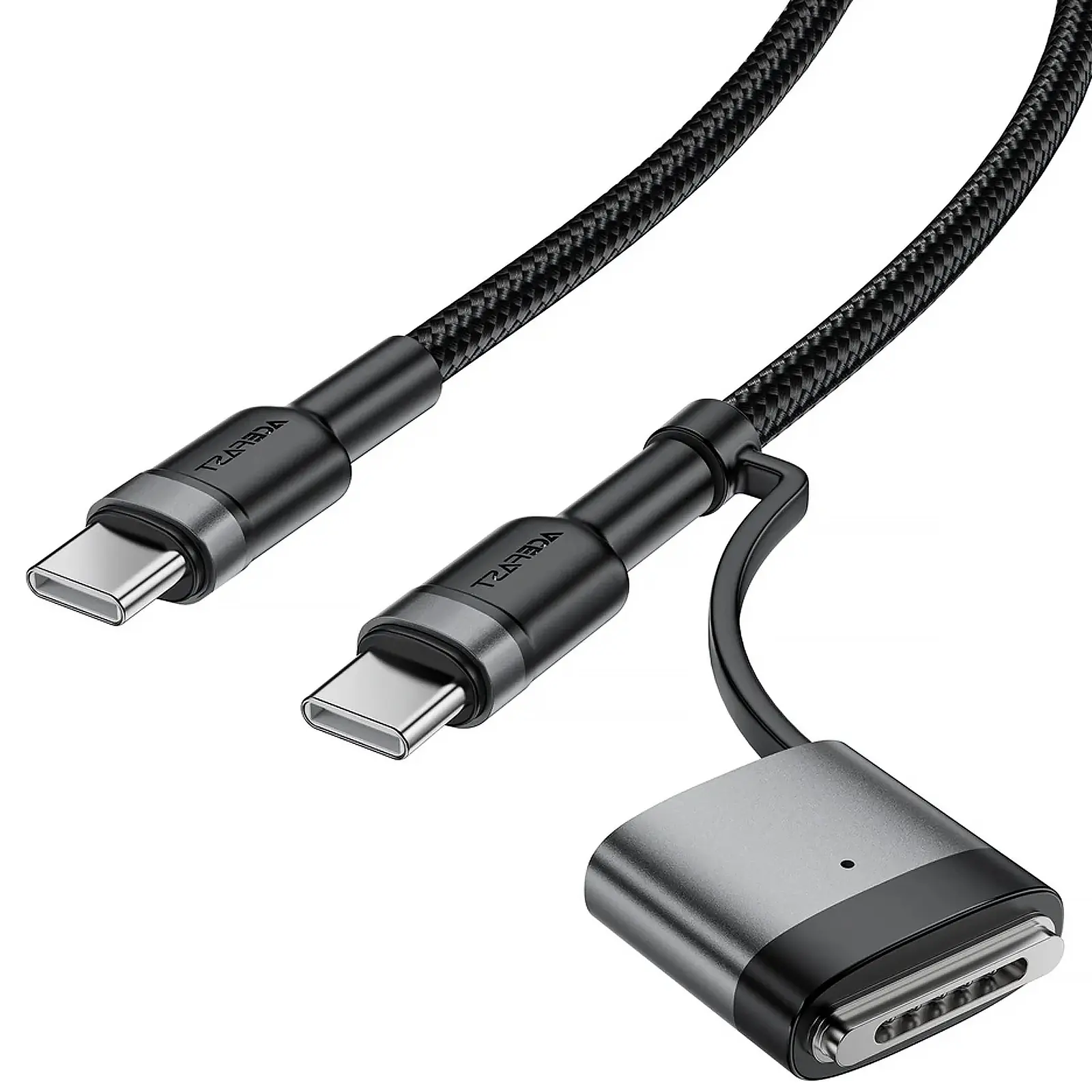 Дата кабель Acefast C22-05 2in1 Type-C to Type-C 240W/MAG3 140W (1.2m), купить оптом с доставкой