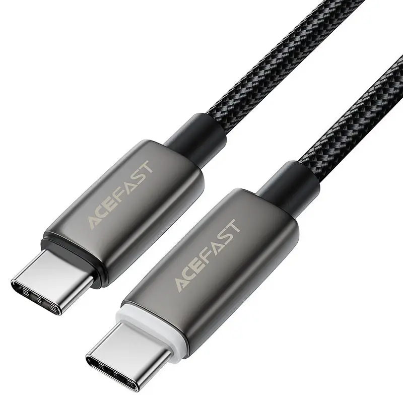Дата кабель Acefast C23-03 Type-C to Type-C 60W (1.2m), Black 1, купить оптом с доставкой