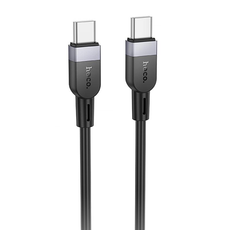 Дата кабель Hoco X109 Energy silicone Type-C to Type-C 60W (3m) на малюнкі №1