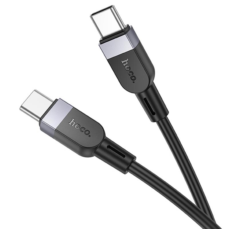 Дата кабель Hoco X109 Energy silicone Type-C to Type-C 60W (3m) на малюнкі №4