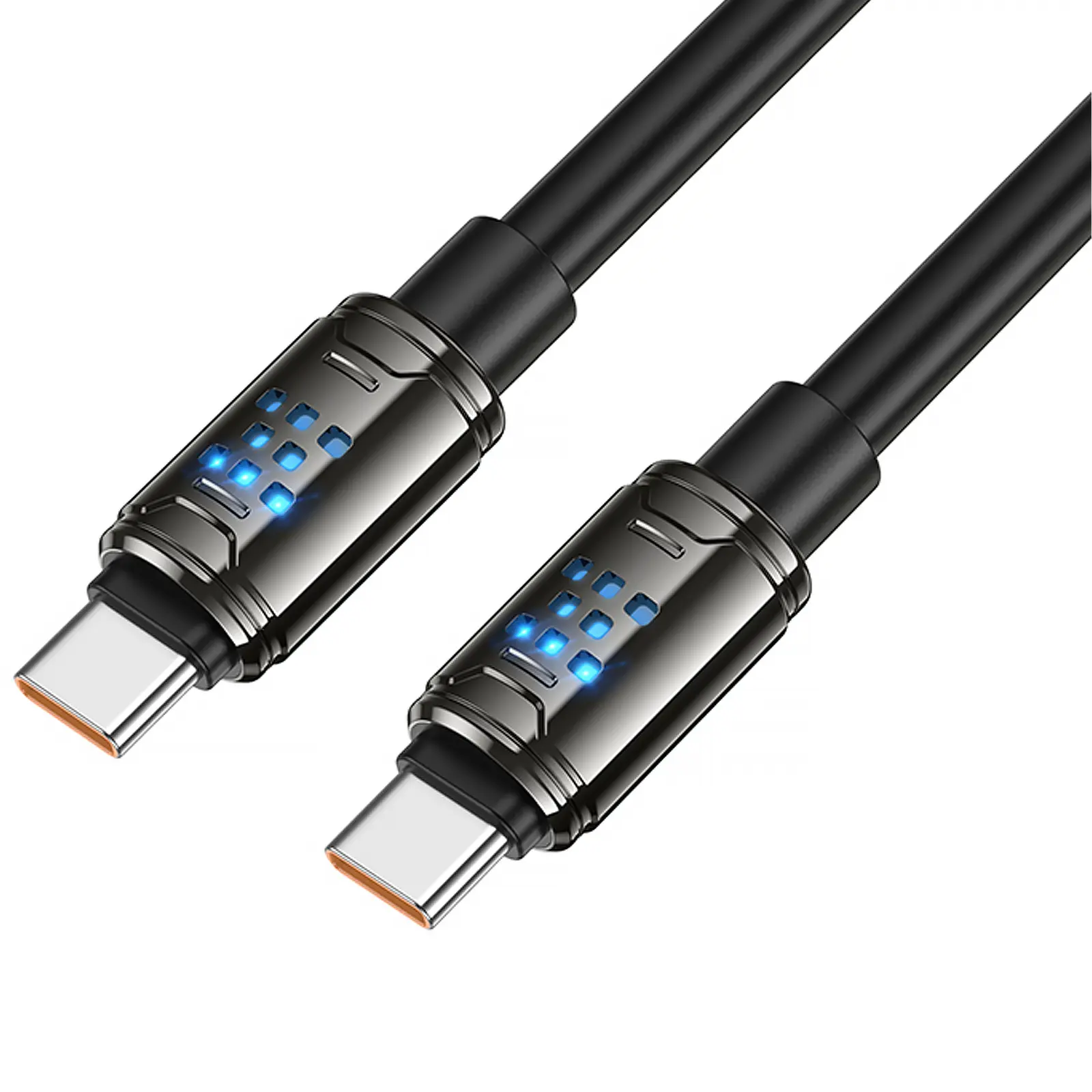 Дата кабель Hoco U143 Joy Type-C to Type-C 240W (1.2m), Black 3, купить оптом с доставкой