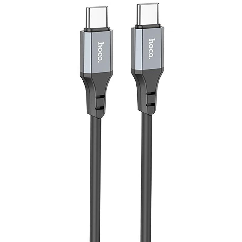 Дата кабель Hoco X86 Spear Type-C to Type-C 60W (1m) на картинке №1