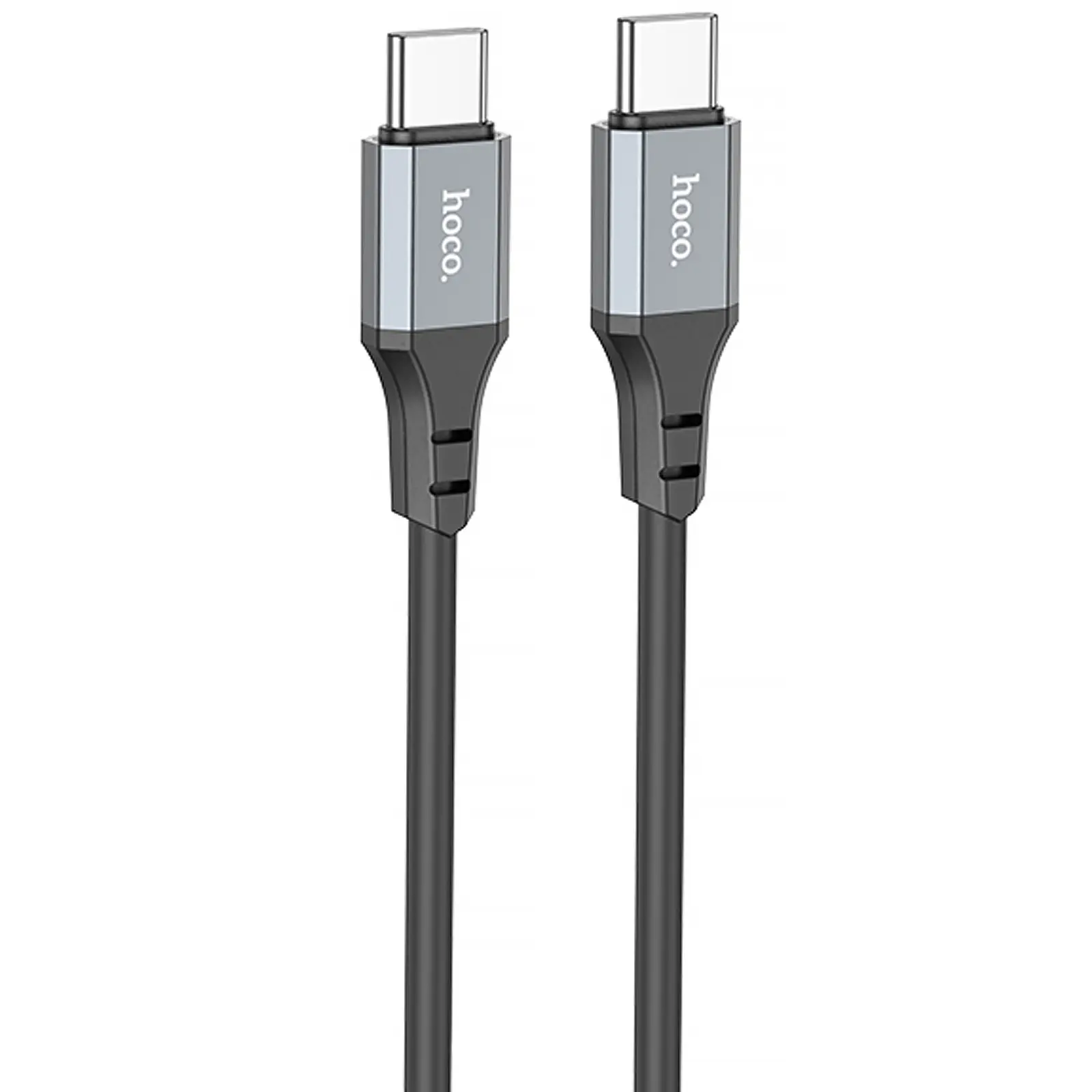 Дата кабель Hoco X86 Spear Type-C to Type-C 60W (1m), Black, купить оптом с доставкой