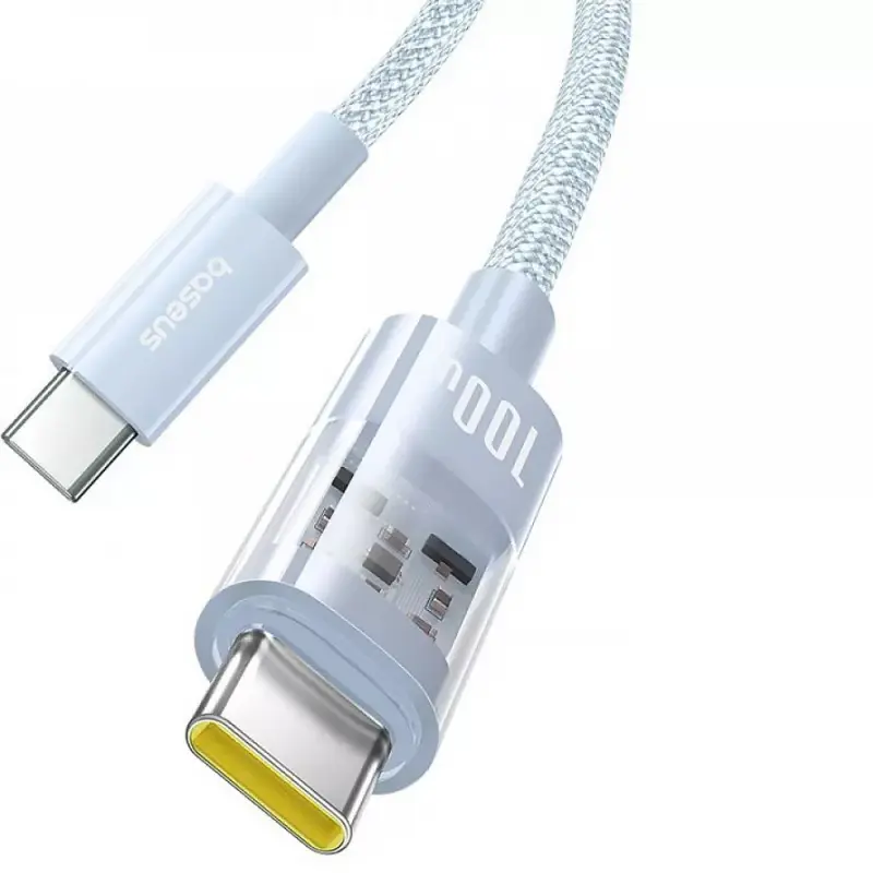 Дата кабель Baseus Gem Fast Charging Type-C to Type-C 100W (2m) (P10373000111-01), Blue 1, купить оптом с доставкой
