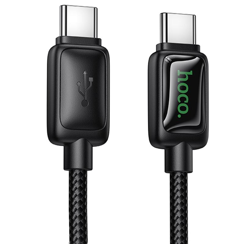 Дата кабель Hoco U146 Mundo Type-C to Type-C 60W (1.2m) на малюнкі №1