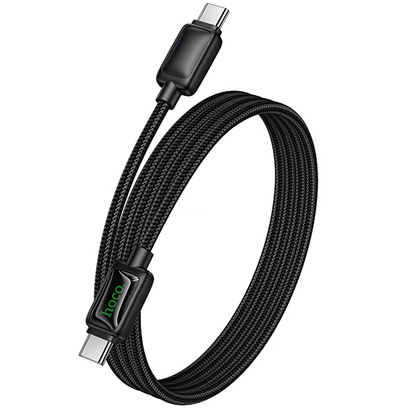 Дата кабель Hoco U146 Mundo Type-C to Type-C 60W (1.2m), Black 5, купить оптом с доставкой