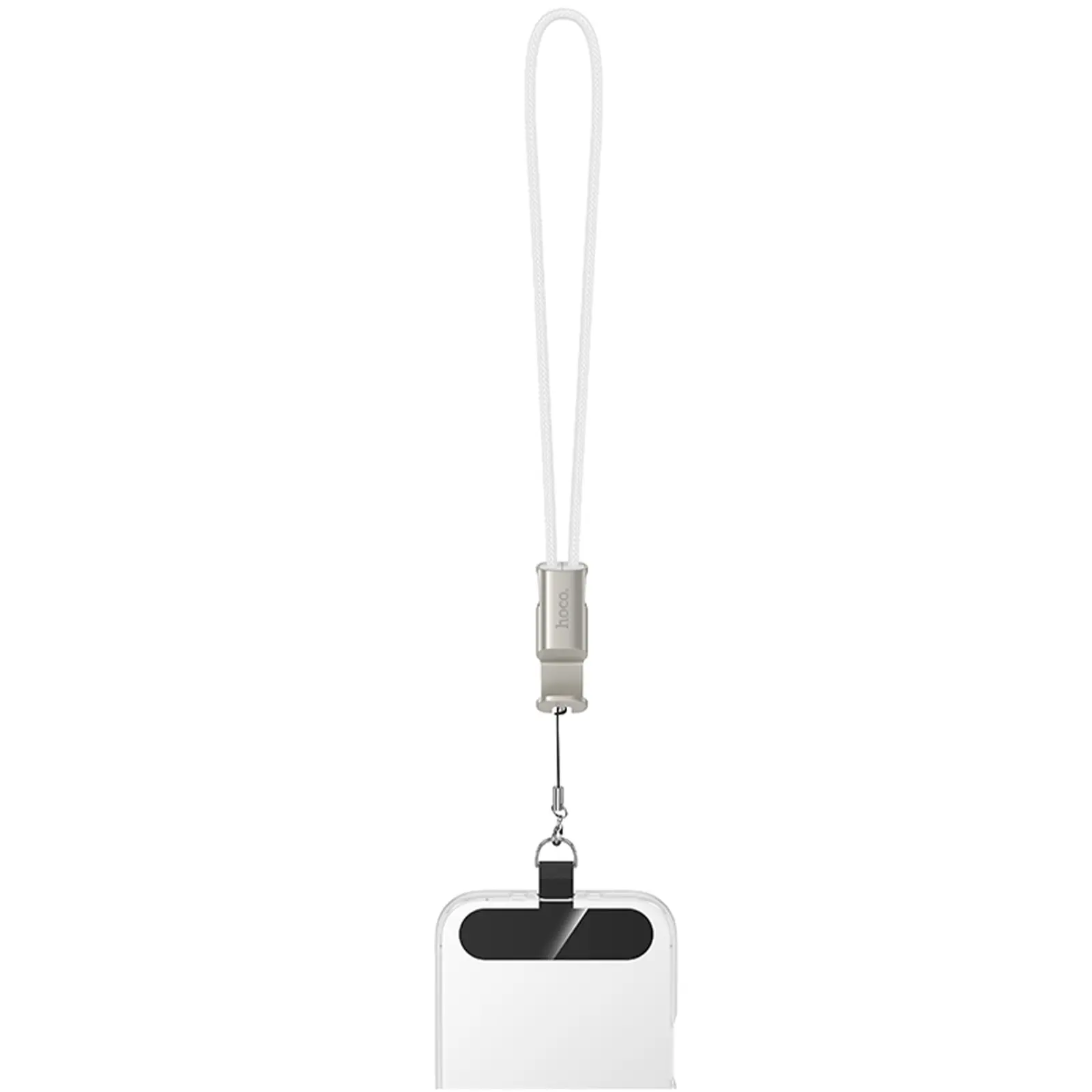 Дата кабель Hoco X126 Experto Type-C to Type-C 60W + Phone Holder & Lanyard (0.35m), Light Gray 2, купить оптом с доставкой