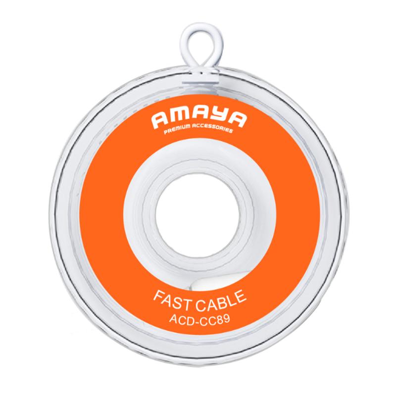 Дата кабель Amaya CC89 Type-C to Type-C 60W (1m) на малюнкі №2