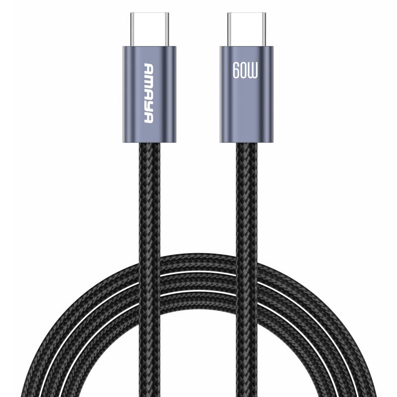 Дата кабель Amaya CC62 Type-C to Type-C 60W (2m) на картинке №1