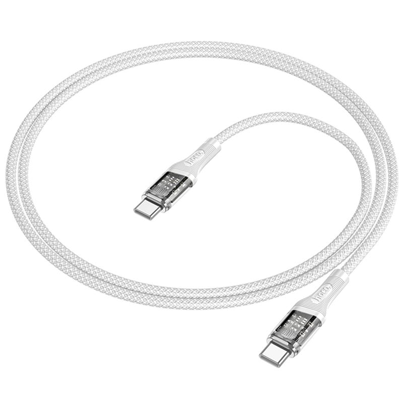 Дата кабель Hoco U111 Discovery Edition Type-C to Type-C 60W (1.2m) на картинке №4