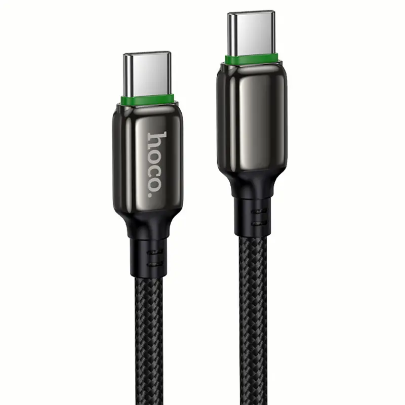 Дата кабель Hoco X127 Exceed Type-C to Type-C 60W (1m), Black, купить оптом с доставкой