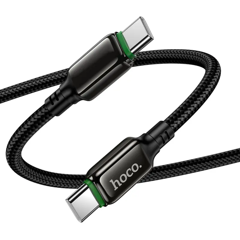 Дата кабель Hoco X127 Exceed Type-C to Type-C 60W (1m), Black 4, купить оптом с доставкой
