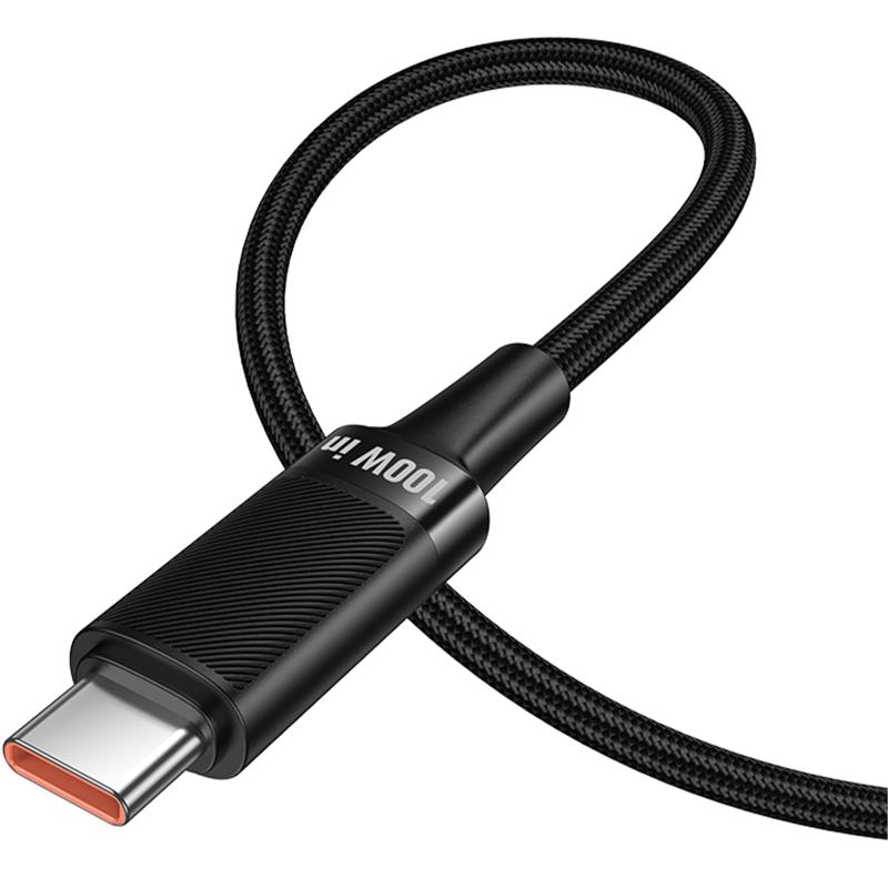 Дата кабель Hoco U153 Extreme Type-C to Type-C 100W (1.2m) на картинке №5