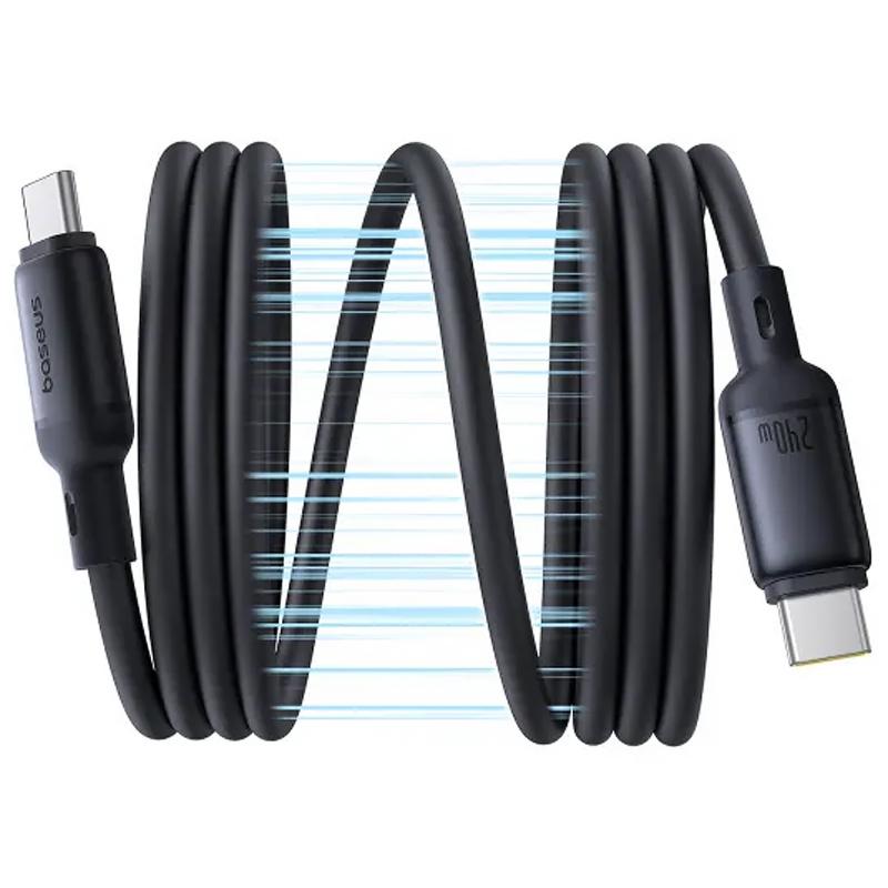 Дата кабель Baseus PicoGo Type-C to Type-C 240W (2m) (E04233) на картинке №3