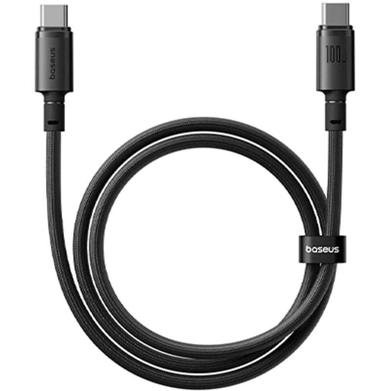 Дата кабель Baseus New Braided Type-C to Type-C 100W (1m) (E0426) на картинке №1