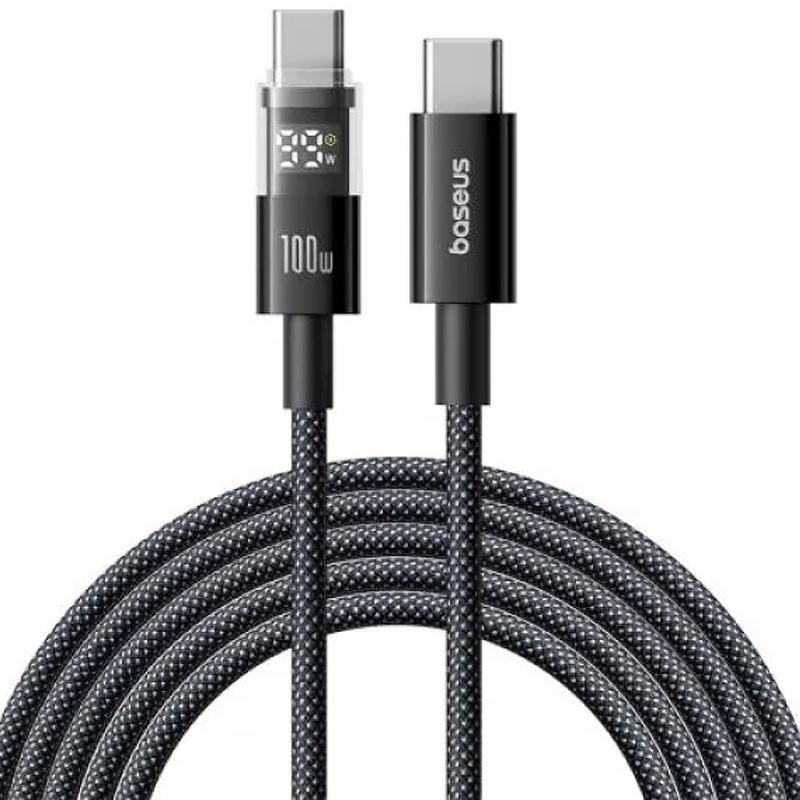 Дата кабель Baseus Display 2 Type-C to Type-C 100W (1m) (P10382702) на картинке №2